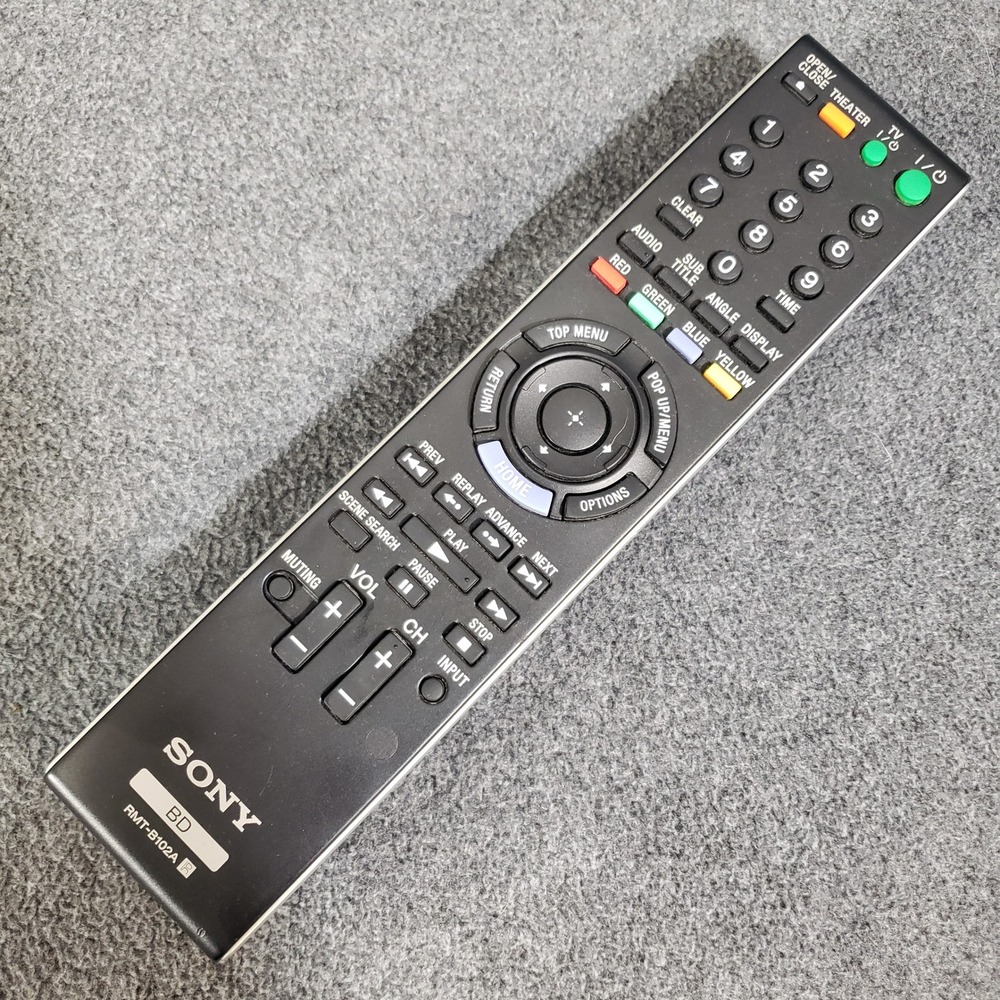 Sony Remote Control RMT-B102A Blu-ray Player Replacement OEM Genuine